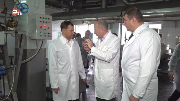 Николай Ханин посетил комбинат «РУСКОН» в Никулино