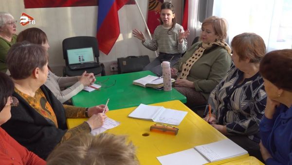 Участники программы «Активное долголетие» посетили лекцию о правильном питании.