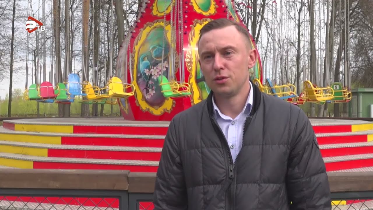 Сергей Бурмистров, директор парка, обращается к жителям Раменского г.о.