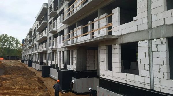 Современный дом бизнес-класса в Раменском округе на стадии 45% готовности