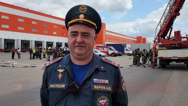 Учебно-тренировочные занятия провели на территории складского комплекса в Софьино Раменского округа