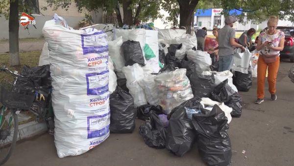 В Раменском прошла акция по раздельному сбору вторсырья