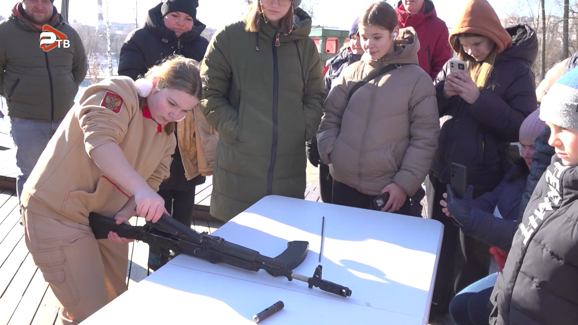 В День защитника Отечества в Раменском парке было многолюдно и весьма интересно