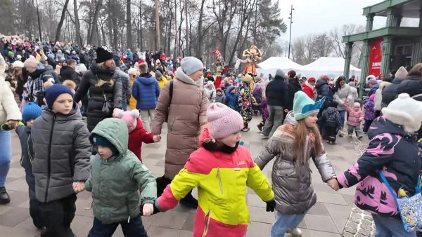 Масленицу провожали в Раменском городском парке 2 марта