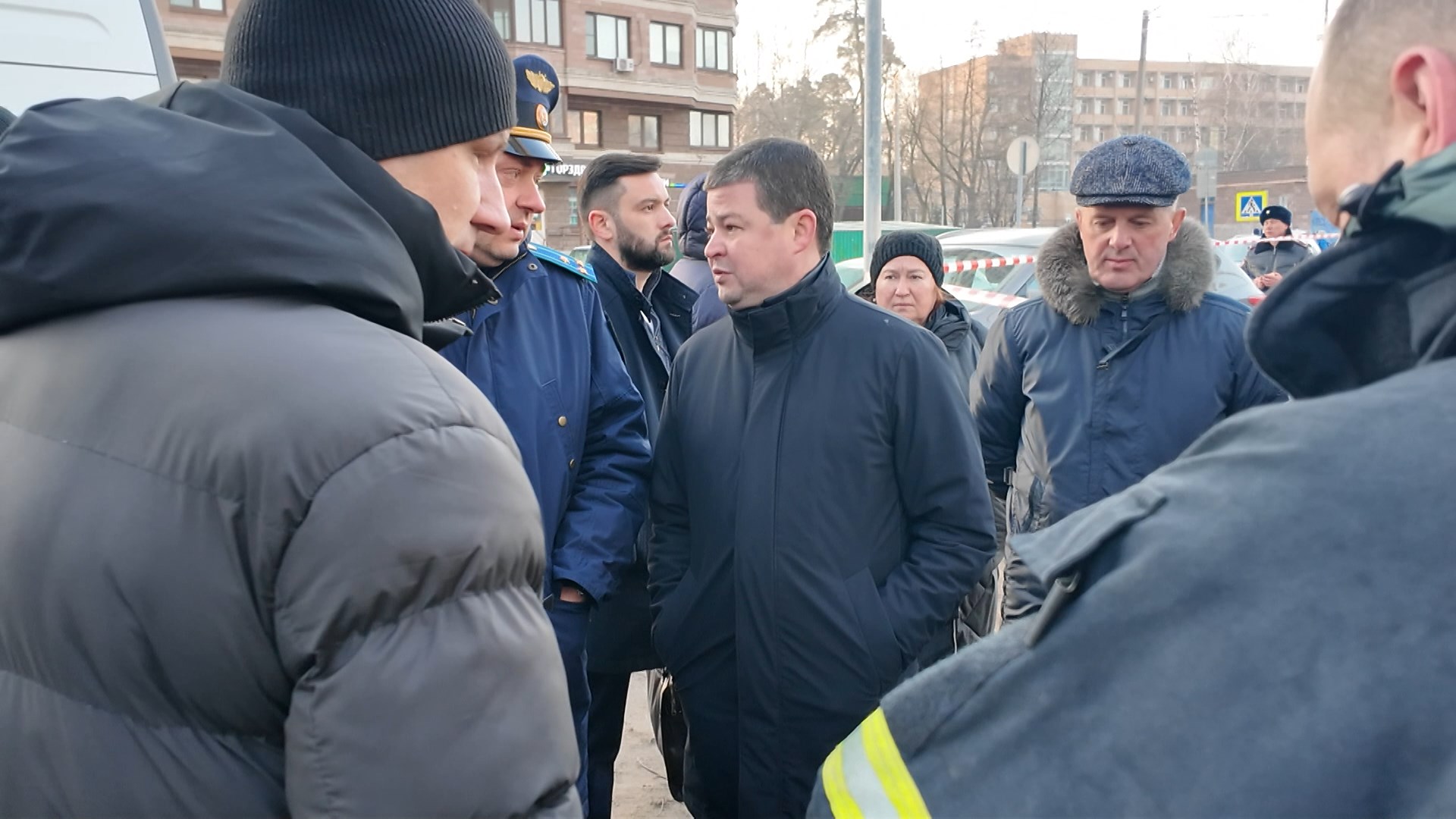 Эдуард Малышев приехал на место попадания БПЛА