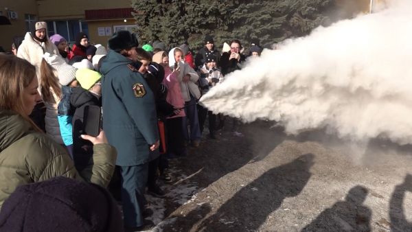 Сотрудники ОНД и ПР по Раменскому м.о. совместно с сотрудниками ПЧ-42 провели тренировочную эвакуацию