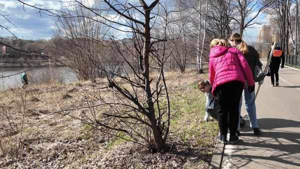 4 апреля жители нашего округа вышли на традиционный весенний субботник
