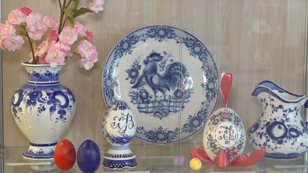 Пасхальная экспозиция гжельских художников открылась в Раменском округе