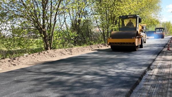 Полным ходом ведутся работы по капитальному ремонту дороги от пересечения ул.Красноармейской и Транспортного проезда