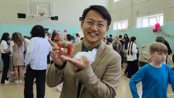 Студенты из Китая, изучающие русский язык, посетили Ильинскую среднюю школу №26 в Раменском округе