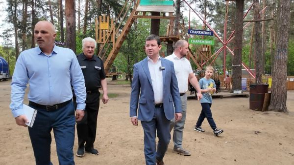 Глава Раменского муниципального округа посетил лагерь дневного пребывания в залинейной части города
