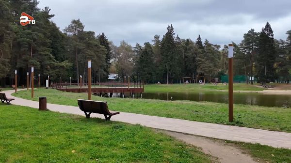 Благоустройство набережной Ильинского пруда завершено