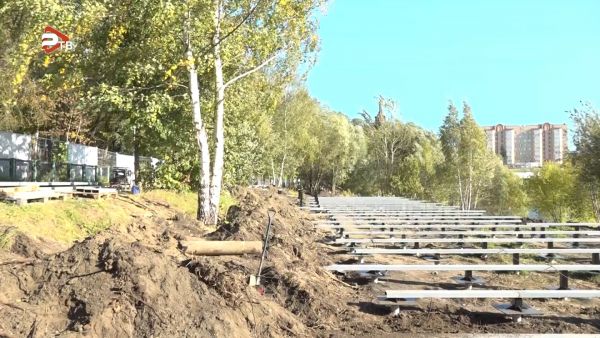 Благоустройство территории возле Борисоглебского озера