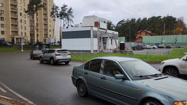 В районе путепровода «Быково» строят пункт обеспечения транспортной безопасности