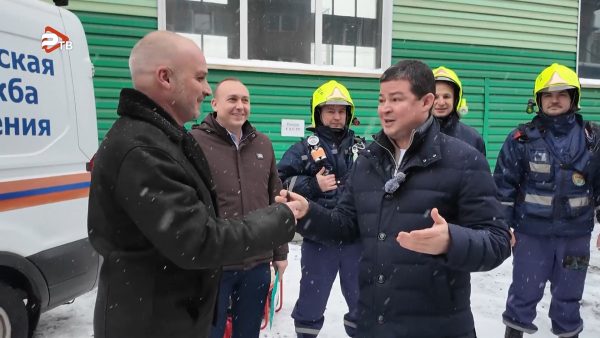 В преддверии Дня спасателя глава Раменского округа Эдуард Малышев поздравил сотрудников МКУ «Рамспас и ПЧС»