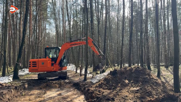 На данный момент идут подготовительные работы Раменского лесопарка «Восьмидорожье»
